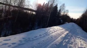 заброшенная железнодорожная ветка станция Тучьково - Моревский карьер. поездка на снегоходе. 2022.