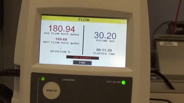 Infusion Pump: IDA-1S Infusion Device Analyzer Part 3
