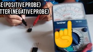 C5198/A1941 transistor test using multi-tester