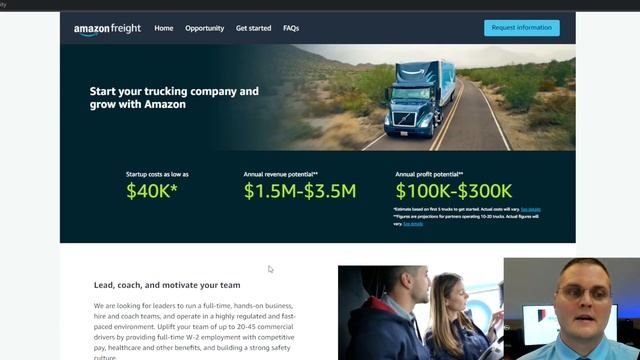 How To Start A Trucking Company | Amazon Freight Partner Program смотреть онлайн