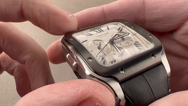 Cartier Santos De Cartier Chronograph WSSA0017 Cartier Watch Review
