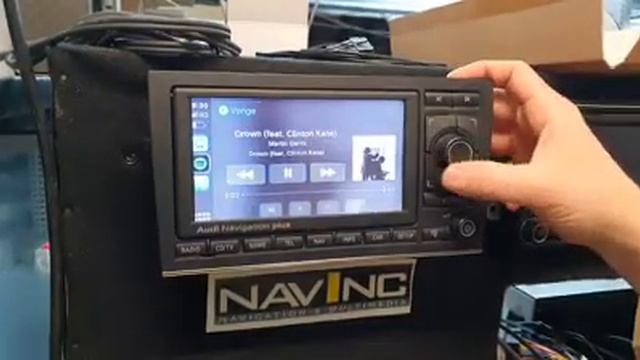 Audi RNS-E με Apple CarPlay & AndroidAuto