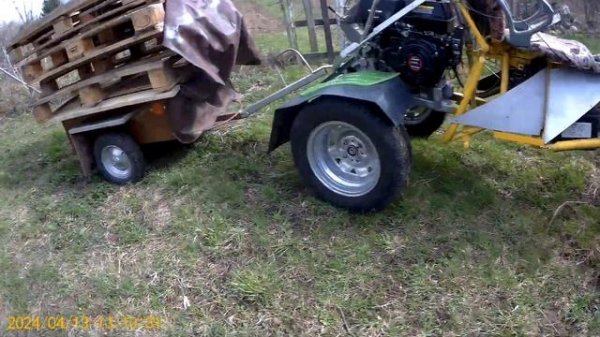 Самодельный Трицикл БИНЧ-2, разбушевался.