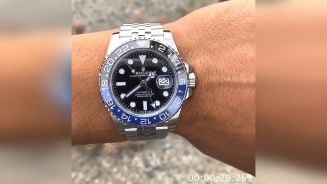 #Rolex GMT Master II 126710BLNR BATMAN Short Video About Rolex WATCHES
