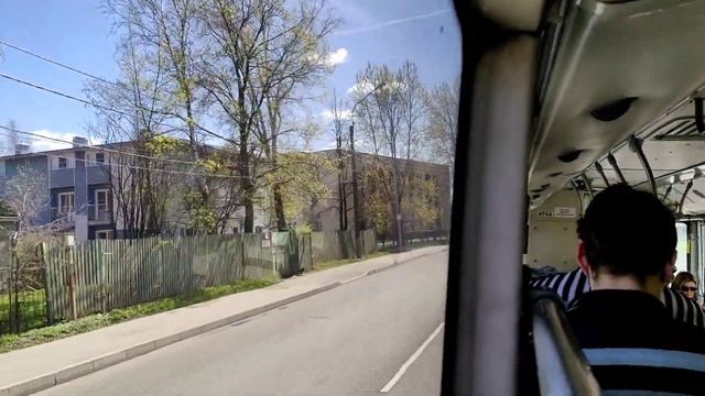 ЛО, автобусный маршрут №486 от ст. м. пр-т Ветеранов до деревни Кипень | Lotos-105C02 №4984 смотреть онлайн