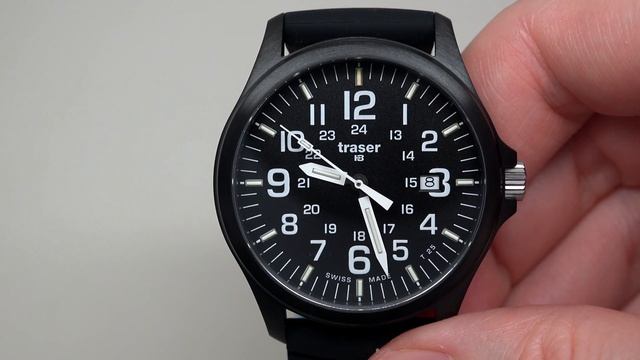 (4K) TRASER OFFICER PRO TRITIUM MEN'S WATCH REVIEW  MODEL: 103350