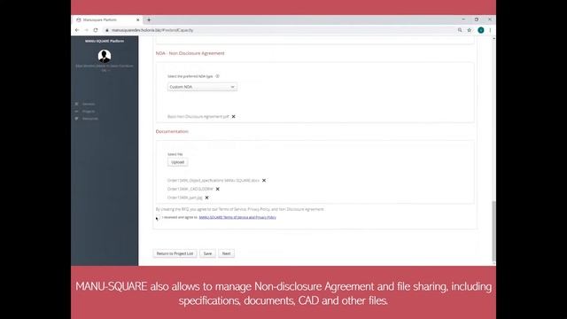 MANUSQUARE PLATFORM SERVICES | Capacity Sharing Tool смотреть онлайн