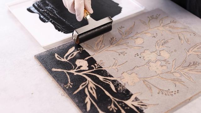Make your own poster with block printing смотреть онлайн