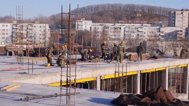 Строительство детской поликлиники в Большом Камне смотреть онлайн