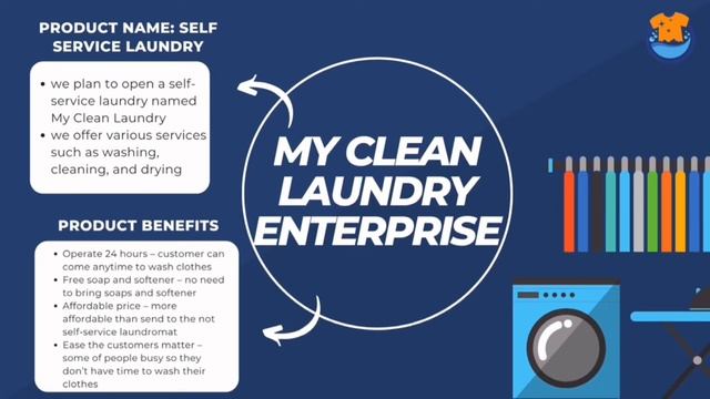 My Clean Laundry Enterprise, Business Plan Presentation ENT530 (BA2434C) смотреть онлайн