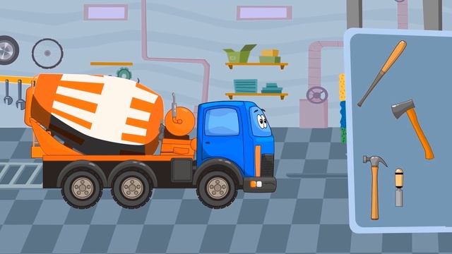 БіБі та Автобетонозмішувач - Pозвиваючі мультики для дітей українською Майстерня БіБі смотреть онлайн