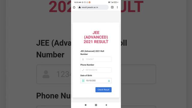 JEE ADVANCED 2021: RESULT DECLARED,HOW TO CHECK IN MOBILE PHONE смотреть онлайн