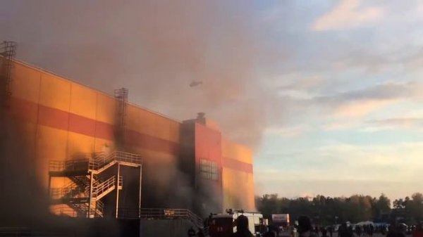 Пожар в ТЦ Синдика