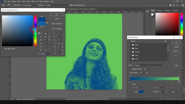 Spotify Poster Design - Photoshop Tutorial - 01 смотреть онлайн