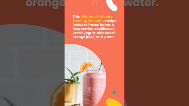 "5-Minute Morning Smoothie Recipe for a Healthy Start to Your Day 🌞🍓" #healthytips #weightloss смотреть онлайн