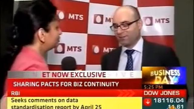 ET Now Interview: MTS India CEO talks about spectrum sharing and trading смотреть онлайн