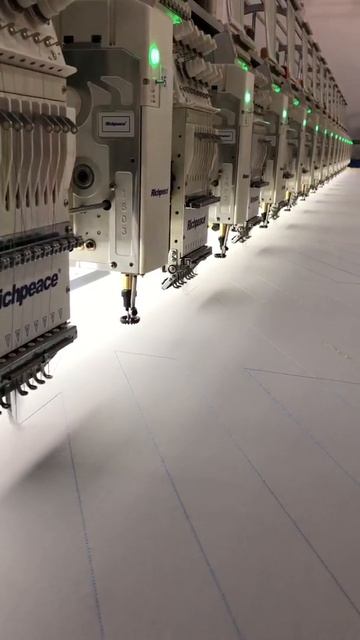 16 head flat embroidery + chenille embroidery machine test смотреть онлайн
