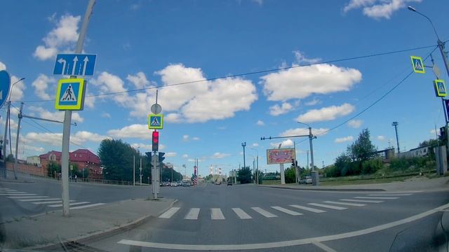 Поездка на автомобиле из Тюмени в посёлок Боровский смотреть онлайн