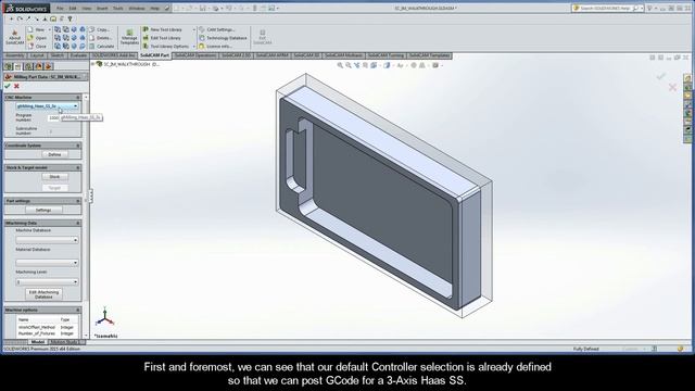 SolidCAM iMachining Getting Started - Walkthrough: Create and define the CAM-Part смотреть онлайн