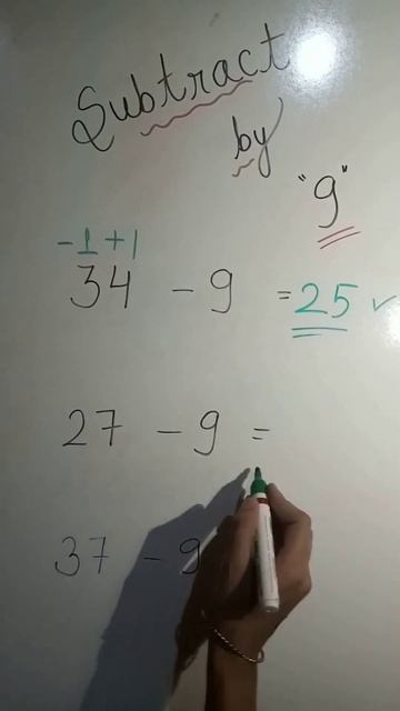 🔥Subtraction Easy Trick | Subtract to 9 in any 2 digits number | Solution4u | смотреть онлайн