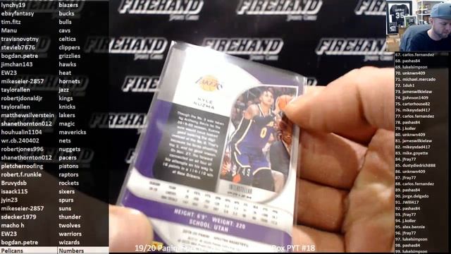 19/20 Panini Spectra Basketball Single Box PYT #18 ~ 2/3/21 смотреть онлайн