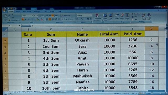 Formula of Sum Average Count Min Max in Excel - in Hindi | Amir Sir | Lesson - 5 смотреть онлайн