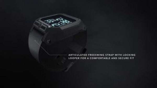 Nixon Regulus Men’s Water and Shock Resistant Digital Watch. (46mm. Locking Looper Band)