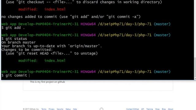 Class Lecture Day-3 git bash install & uses смотреть онлайн