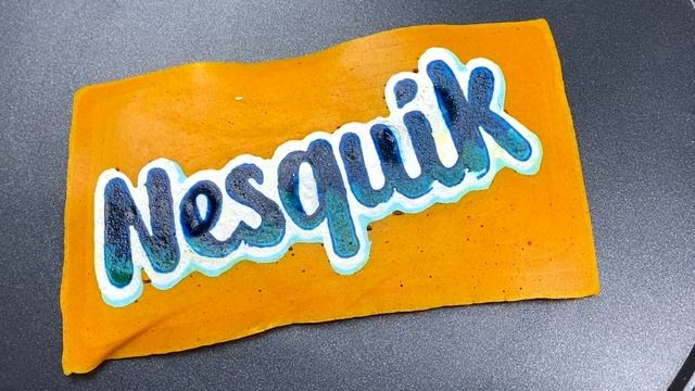 Chocolate Brand Logos Pancake Art - Hershey's, Nesquik, Picnic, Ritter Sport
