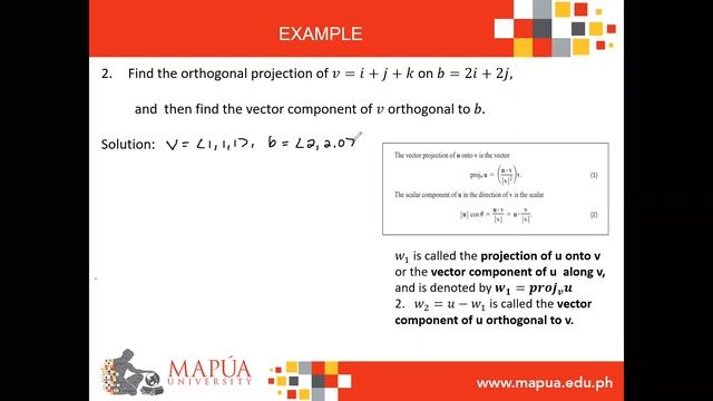 Lesson 5 3 2 Vector Projections