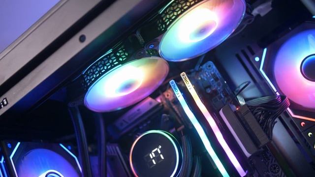 AIO Liquid Cooler with Temperature Indicator ML-LCD240 | Mars Gaming смотреть онлайн