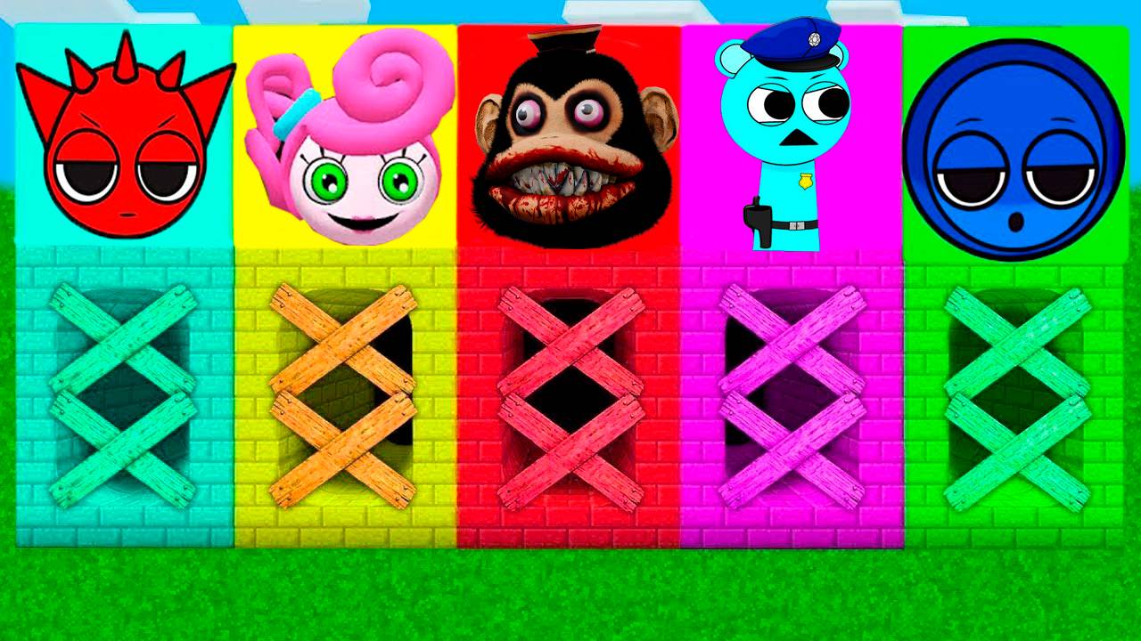 ВЫБЕРИ ПРАВИЛЬНОЕ ЗАКРЫТОЕ ИСПЫТАНИЕ СПРУНКИ МАМА ДЛИННЫЕ НОГИ СОНИК В МАЙНКРАФТ смотреть онлайн