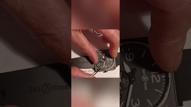 Watch battery replacement Bell and Ross BR01 DIY смотреть онлайн