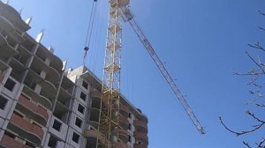 Подъем стрелы крана КБМ-401 ( Crane boom lift KBM-401 )