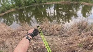 Рыбалка с рогаткой