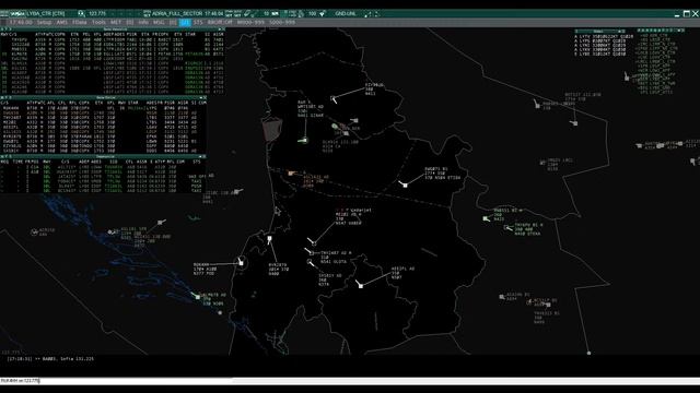 VATSIM ATC | LYBA_CTR | ADRIA | Beograd Radar | Only Radio Coms смотреть онлайн
