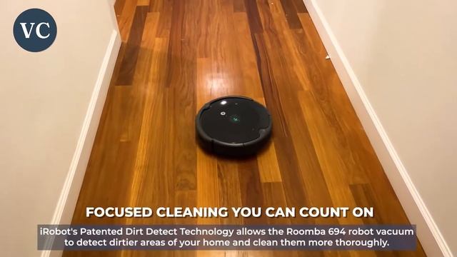 iRobot Roomba 694 Robot Vacuum Wi Fi Connectivity Review, Make Cleaning a Breeze With This Robot Va смотреть онлайн