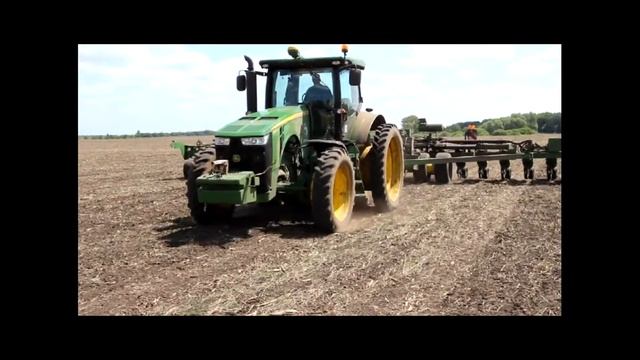 JD 8310R. Twinning system for inter-row work смотреть онлайн