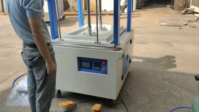 HFD-1000 Vacuum compress packing machine for pillow,cushion,foam. Air compressor machine смотреть онлайн