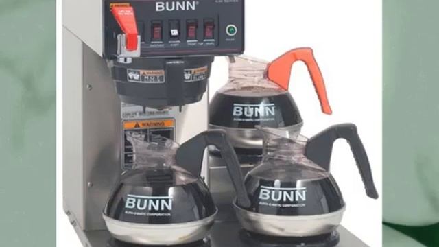 Bunn 12950 0212 CWTF15 3 Automatic Commercial Coffee Brewer with 3 Lower Warmers Test | Bestselle смотреть онлайн