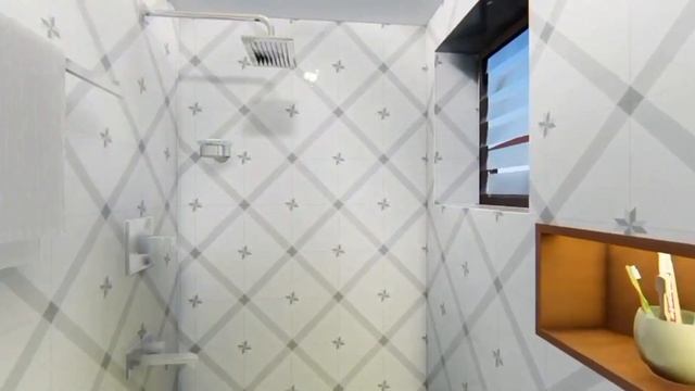 Compact bathroom | Renovation | 3d Visualization смотреть онлайн