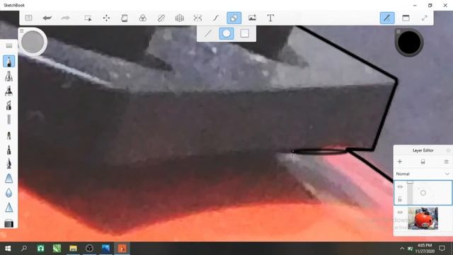 How To Vector Art l Rxr Nutshell Helmet l Autodesk Sketchbook Pc смотреть онлайн
