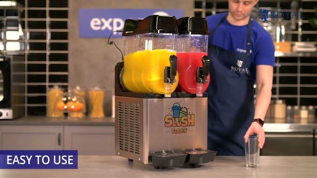 Slush Maker Machine Royal Catering RCSL 2/12 | Product Presentation смотреть онлайн