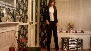 Crossdresser in Business Suit and Black Suede Boots 24/09/2014