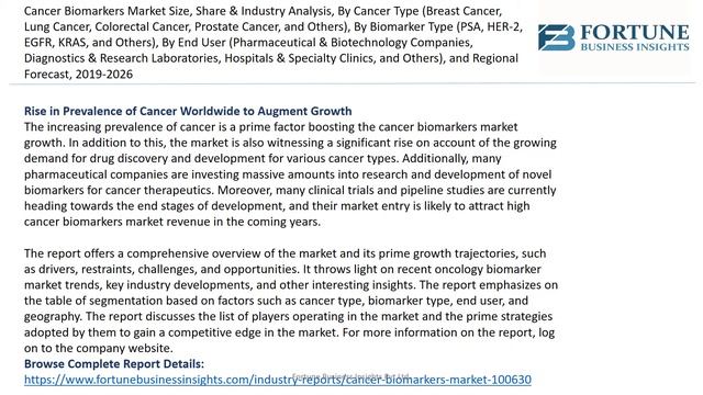Cancer Biomarkers Market смотреть онлайн