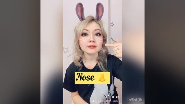 Части лица на английском. Словарик деткам смотреть онлайн