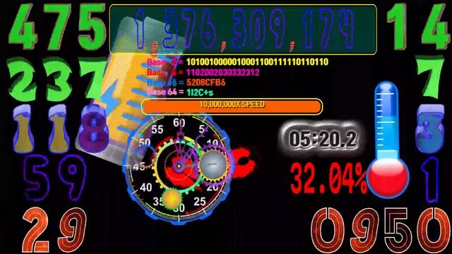 0 ~ 4,294,967,296 Countup Timer  Alarm🔔speedfeeling
