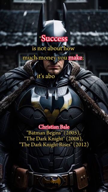 Christian Bale "Batman Begins"(2005), "The Dark Knight"(2008), "The Dark Knight Rises"(2012) #short смотреть онлайн