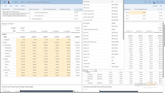 W1-U3: SAP Analytics Cloud: Core Planning Capabilities - SAP Analytics Cloud Planning – Demo смотреть онлайн