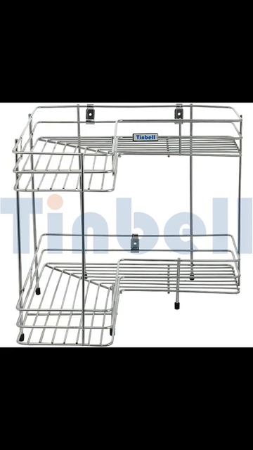 Best Tinbell L Corner Shape Stand, 2 Layer Rack for Kitchen and Bathroom смотреть онлайн